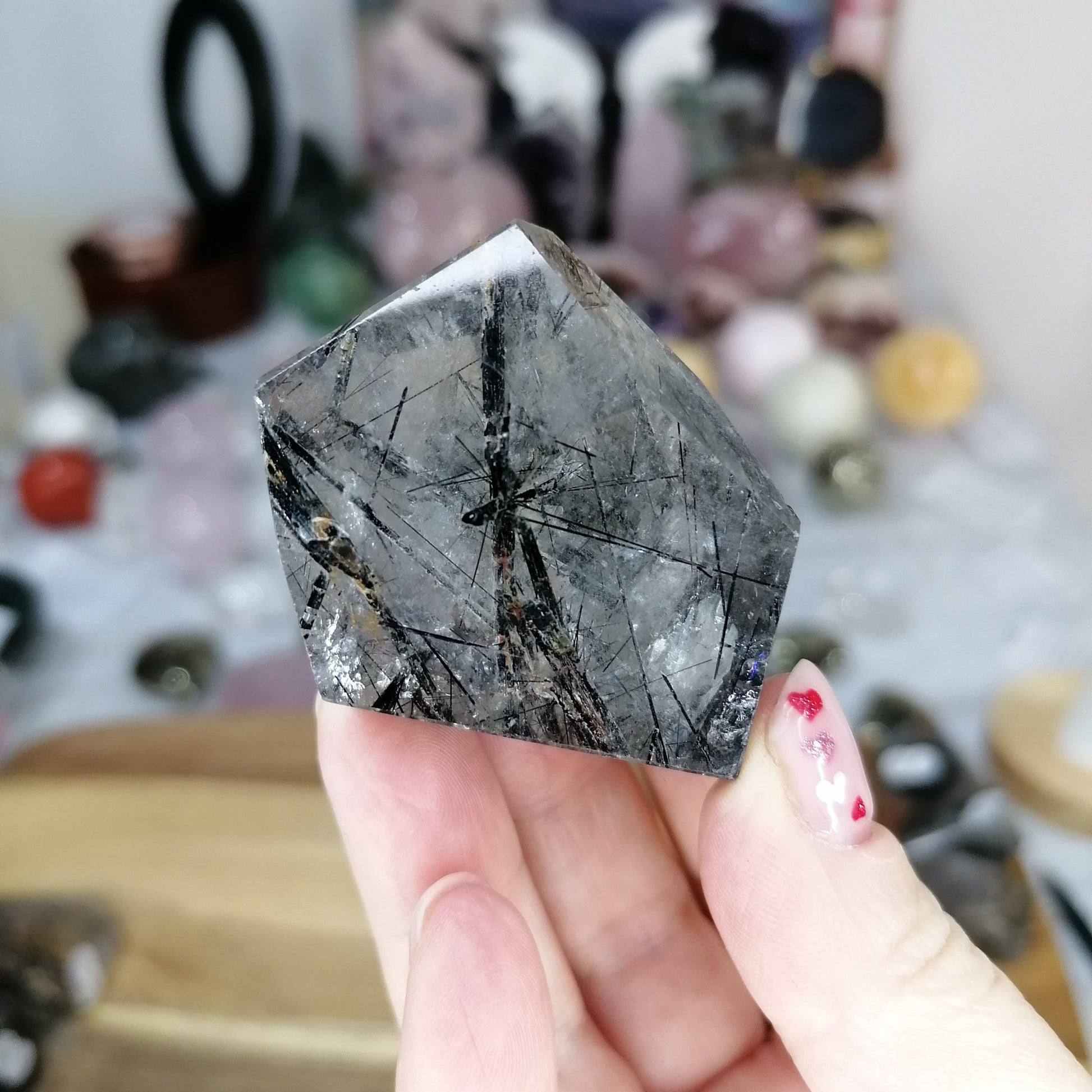 Tourmaline Quartz Freeform Option C