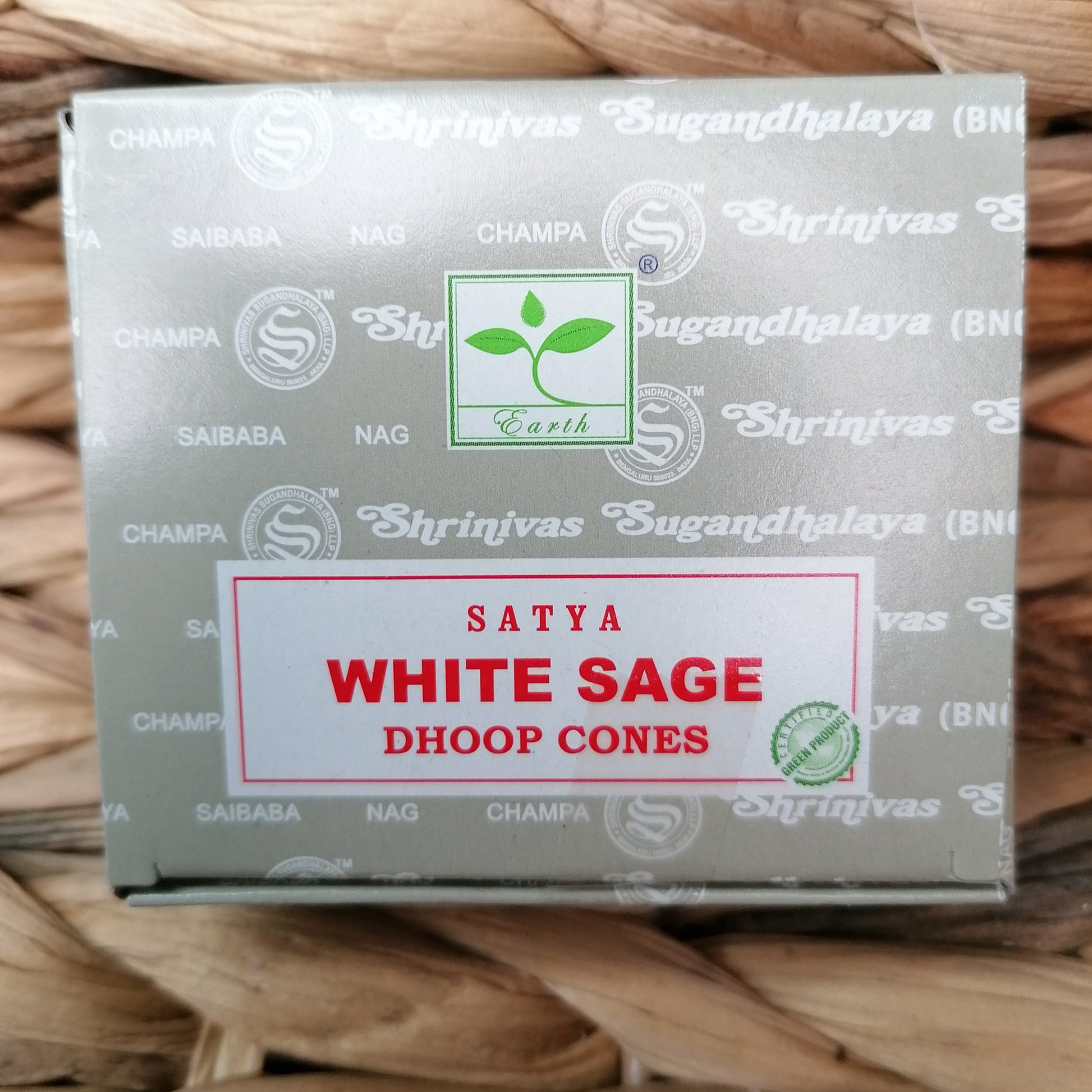 White Sage Satya Incense Cones