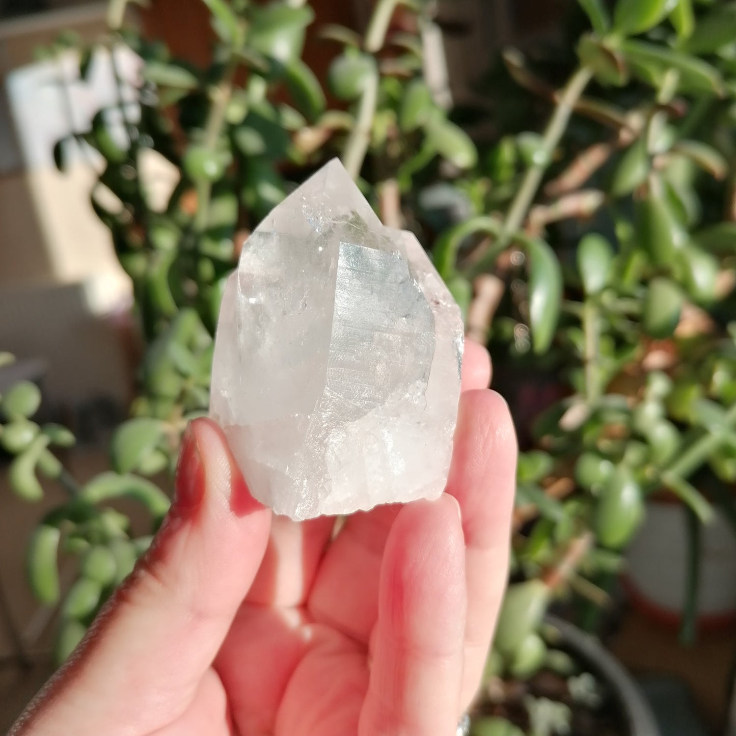 Chunky Lemurian Pink Quartz from Colombia