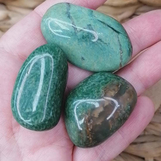 Green Quartz Tumbles