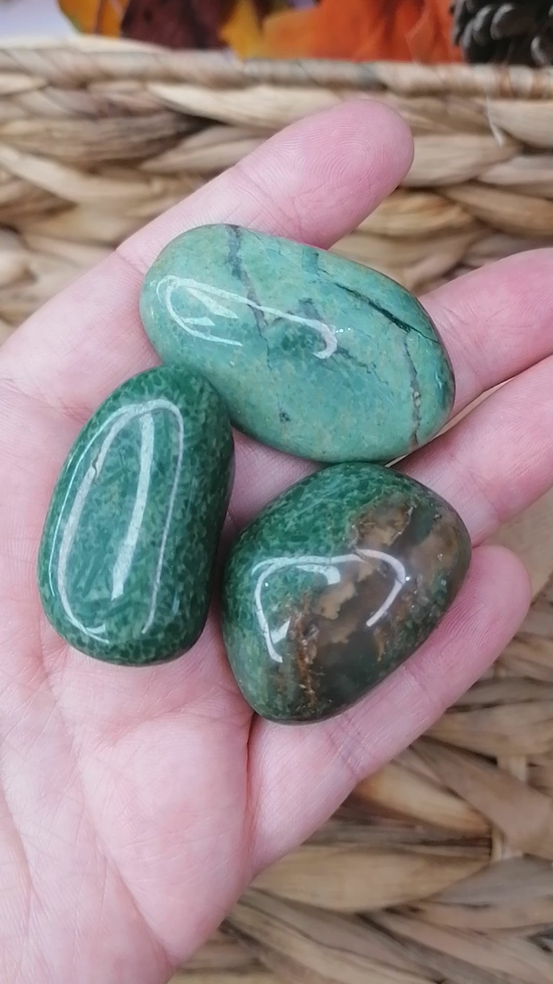 Green Quartz Tumbles