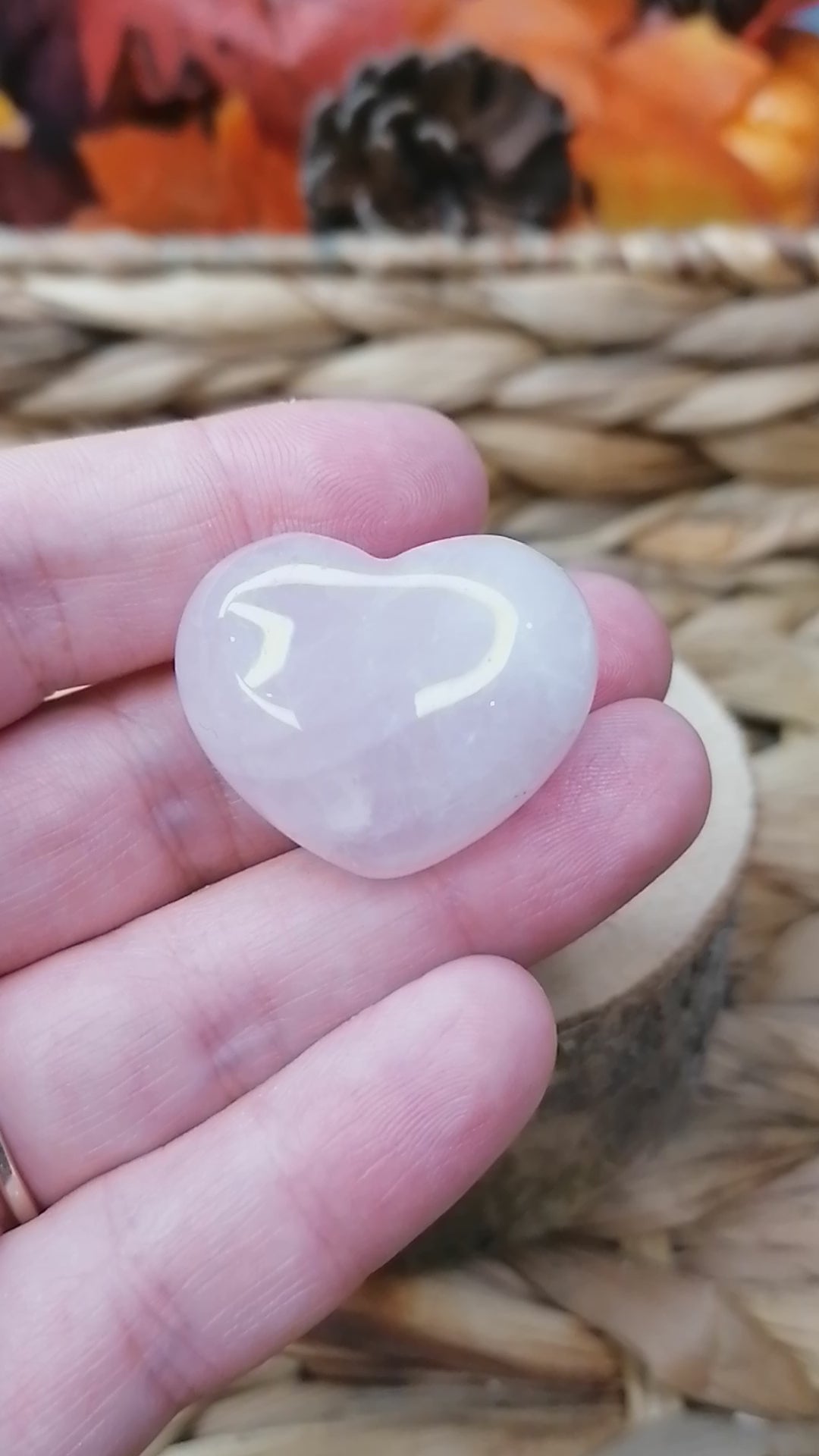 Mini Rose Quartz Heart