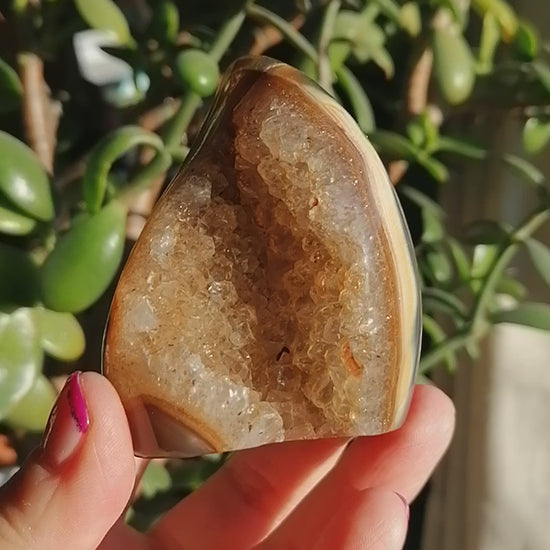 large agate amethyst quartz flame