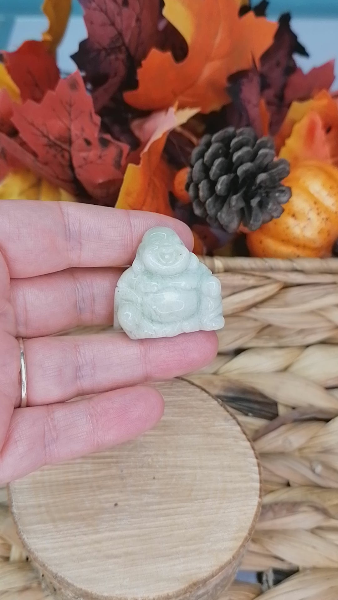 New Jade Crystal Buddha