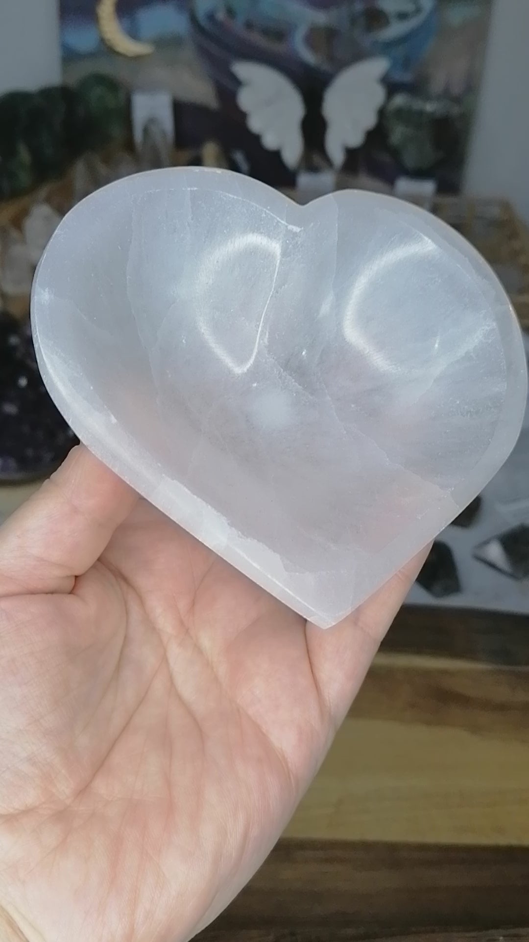 selenite crystal bowl