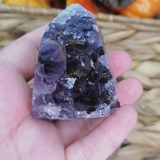 Amethyst Druzy Tower