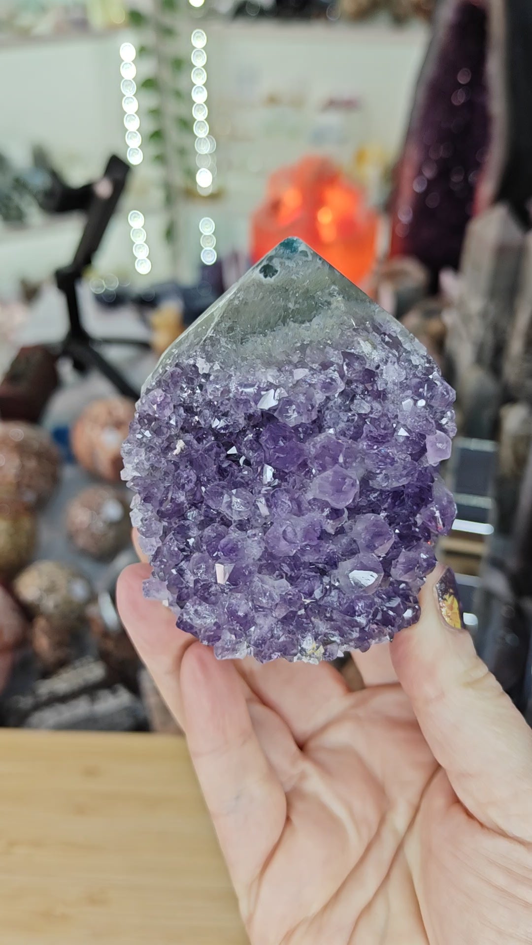 Druzy Amethyst Tower Option B