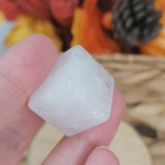 White Quartz Crystal Cube