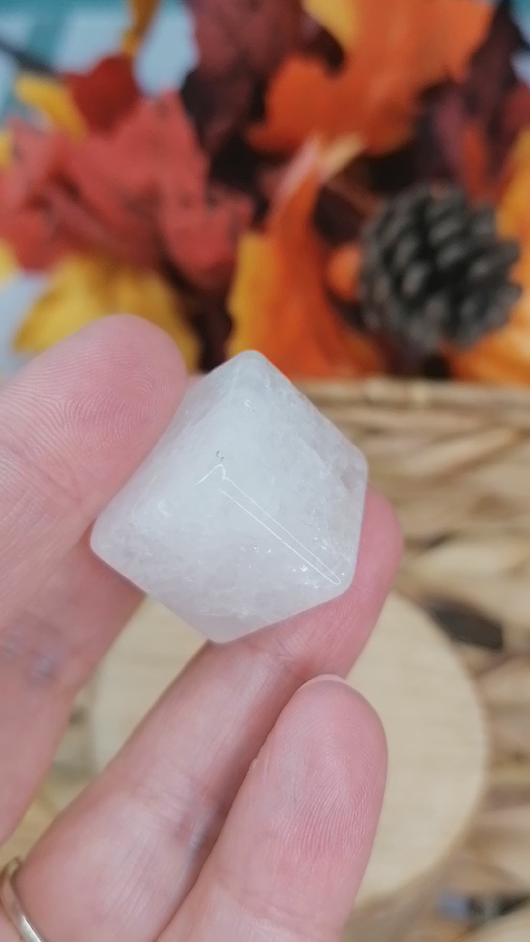 White Quartz Crystal Cube