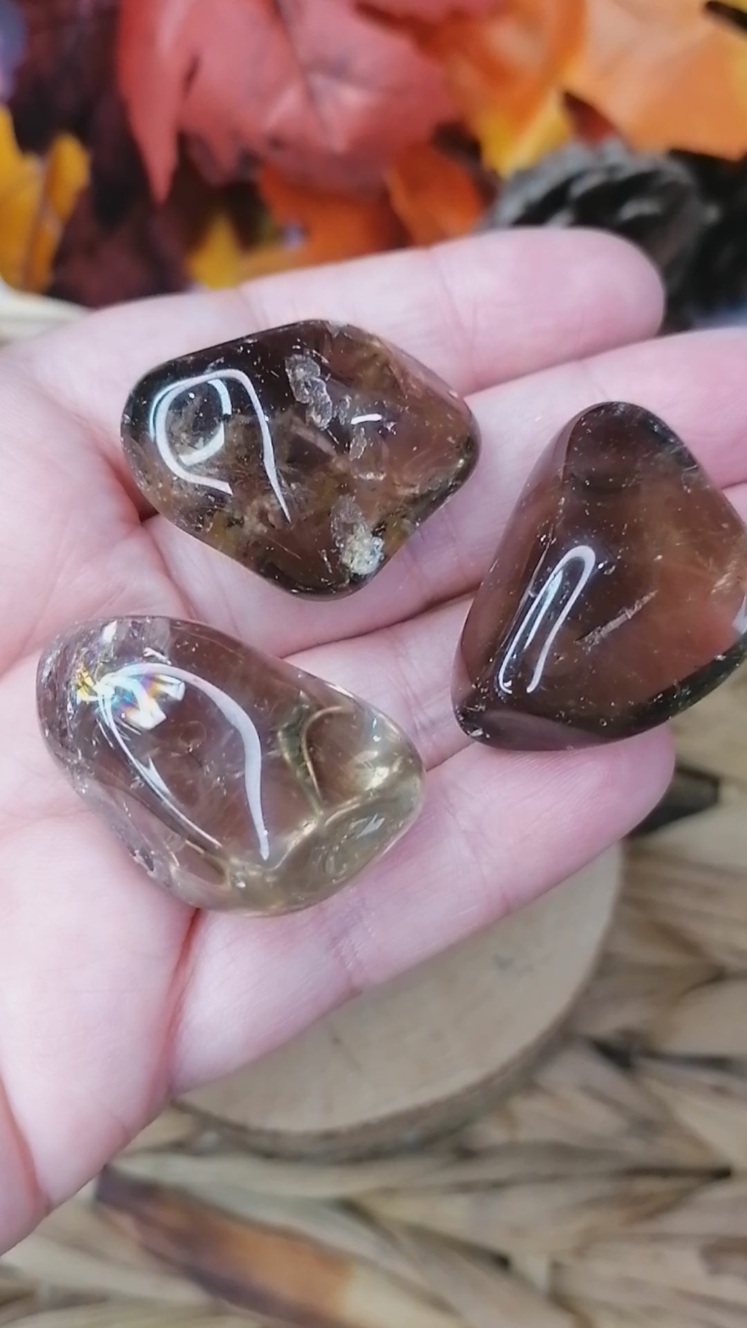 Deluxe Smokey Quartz Tumbles