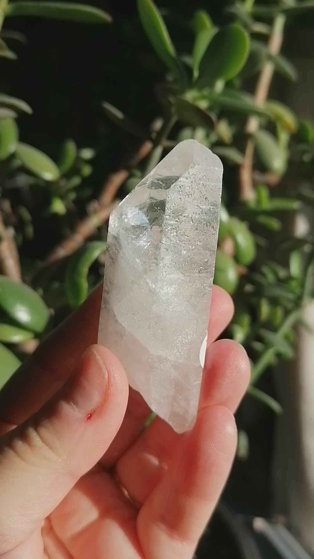 clear quartz natural point