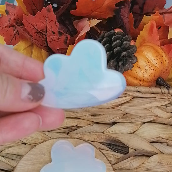 White Opalite Crystal Cloud (man-made)