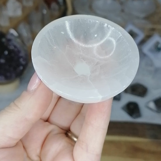 selenite crystal bowl