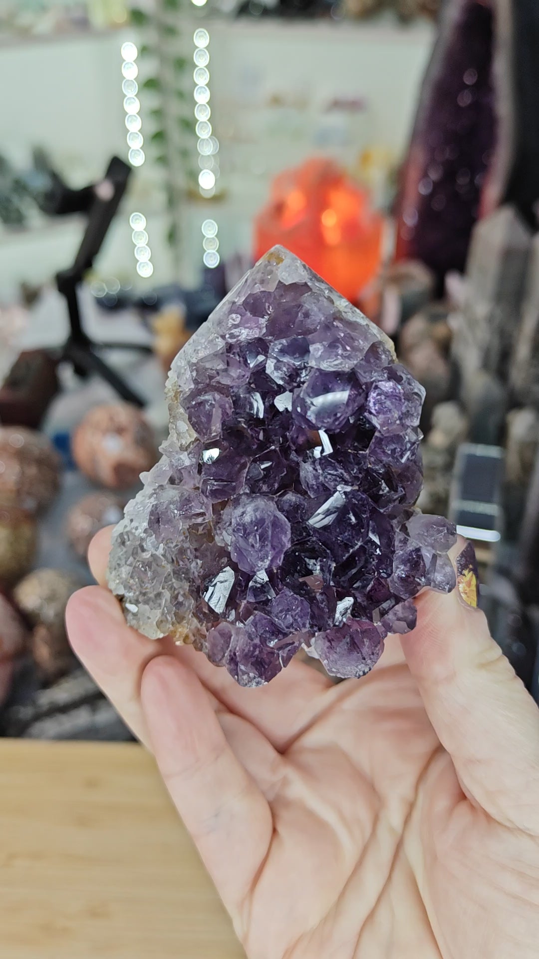 Druzy Amethyst Tower Option A
