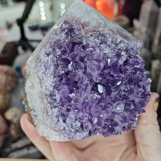 Druzy Amethyst Tower Option D