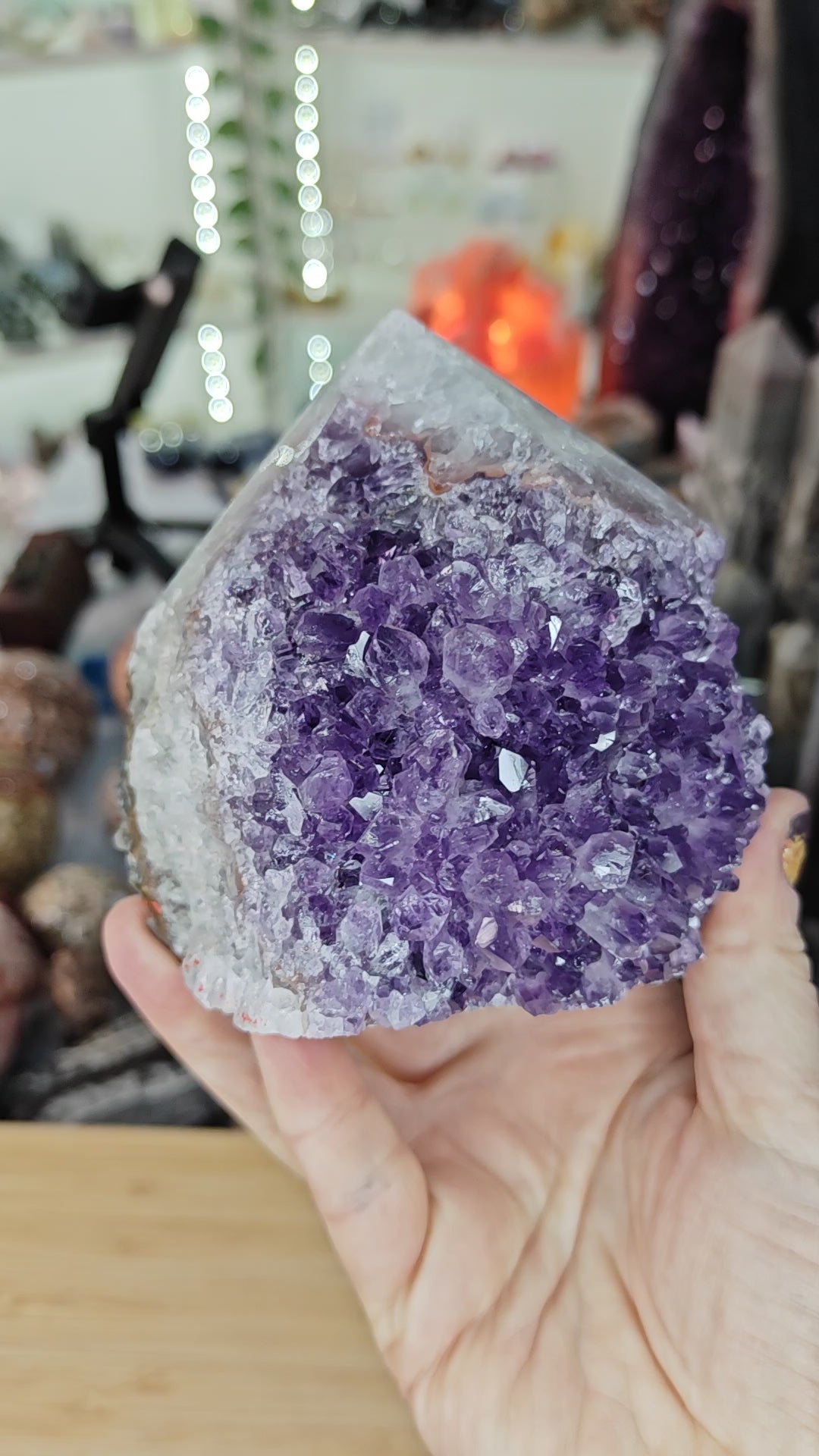 Druzy Amethyst Tower Option D