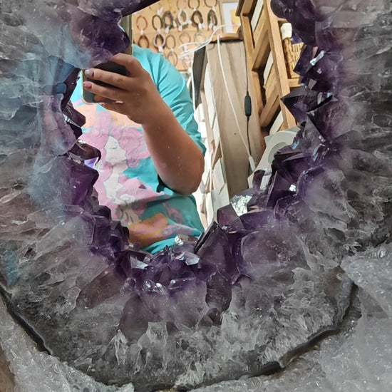 Amethyst Portal Mirror