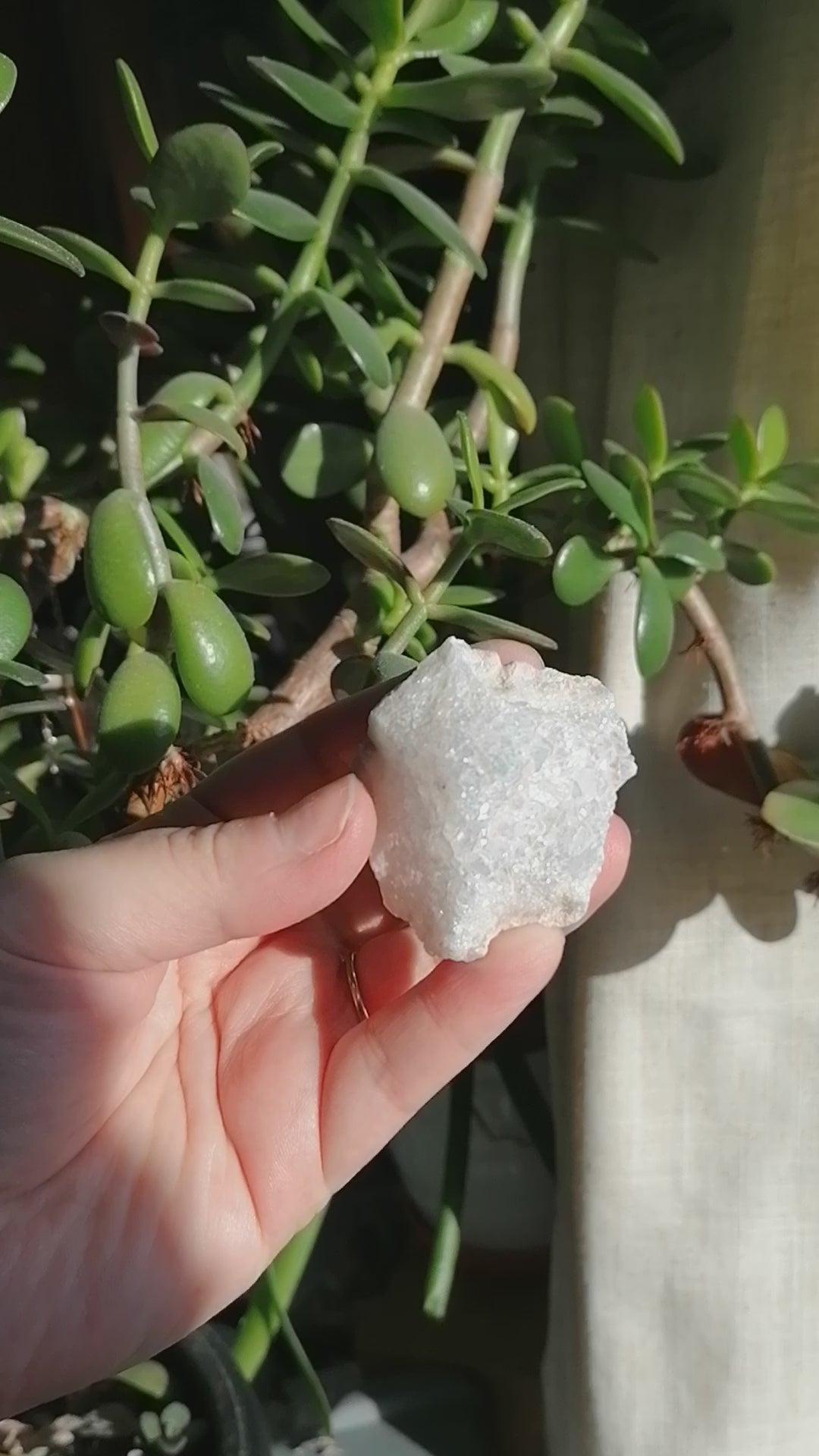 white aura quartz cluster