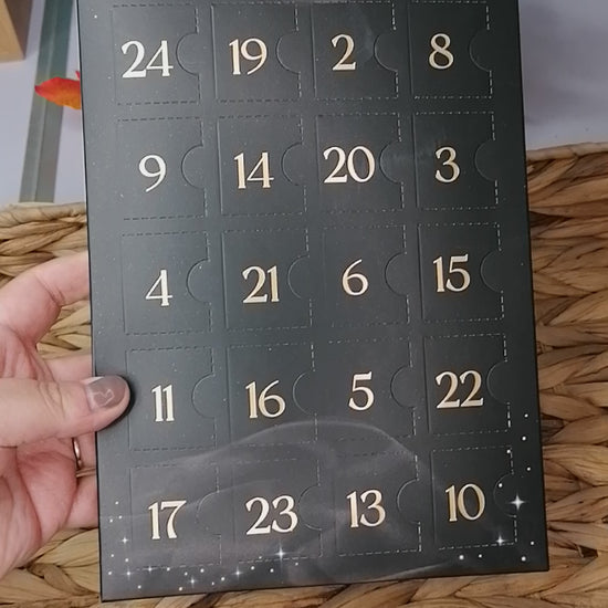 24-Day Crystal Advent Calendar for the countdown to Christmas