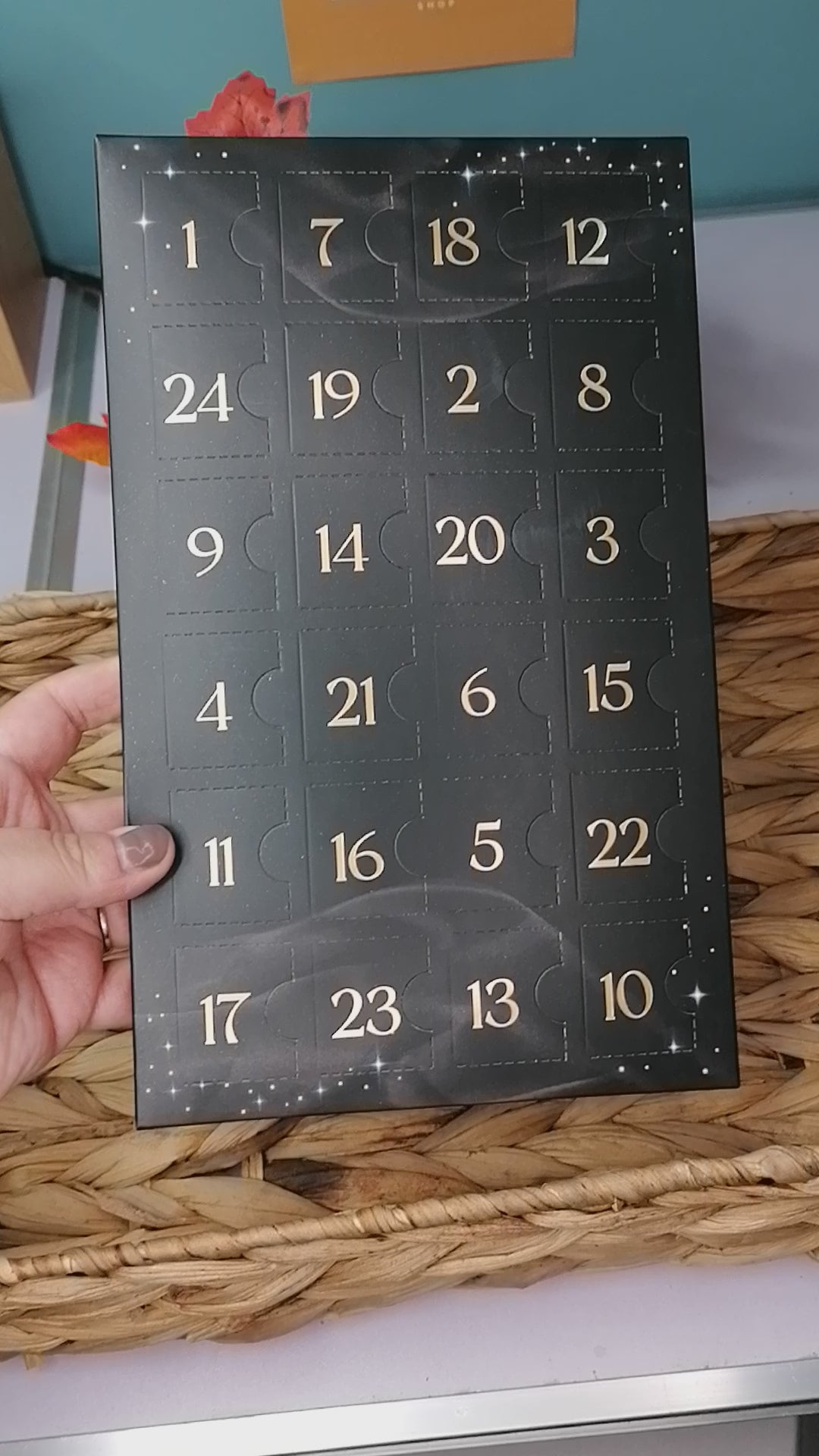 24-Day Crystal Advent Calendar for the countdown to Christmas