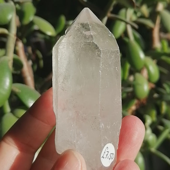 clear quartz natural point