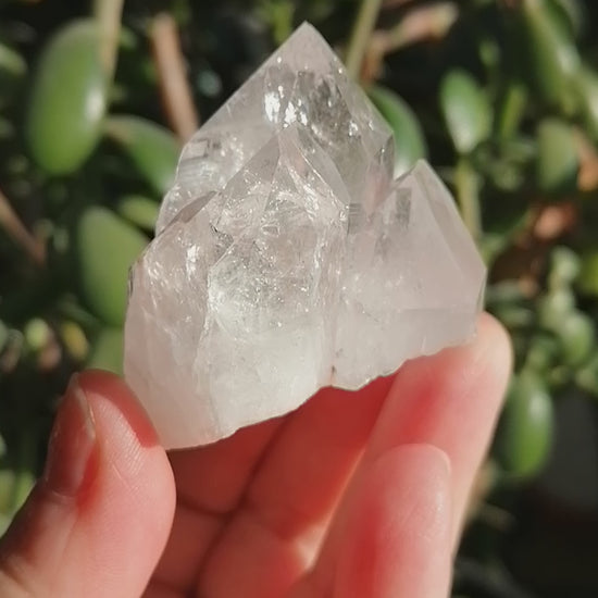 Rare high quality pink lemurian quartz from colombia