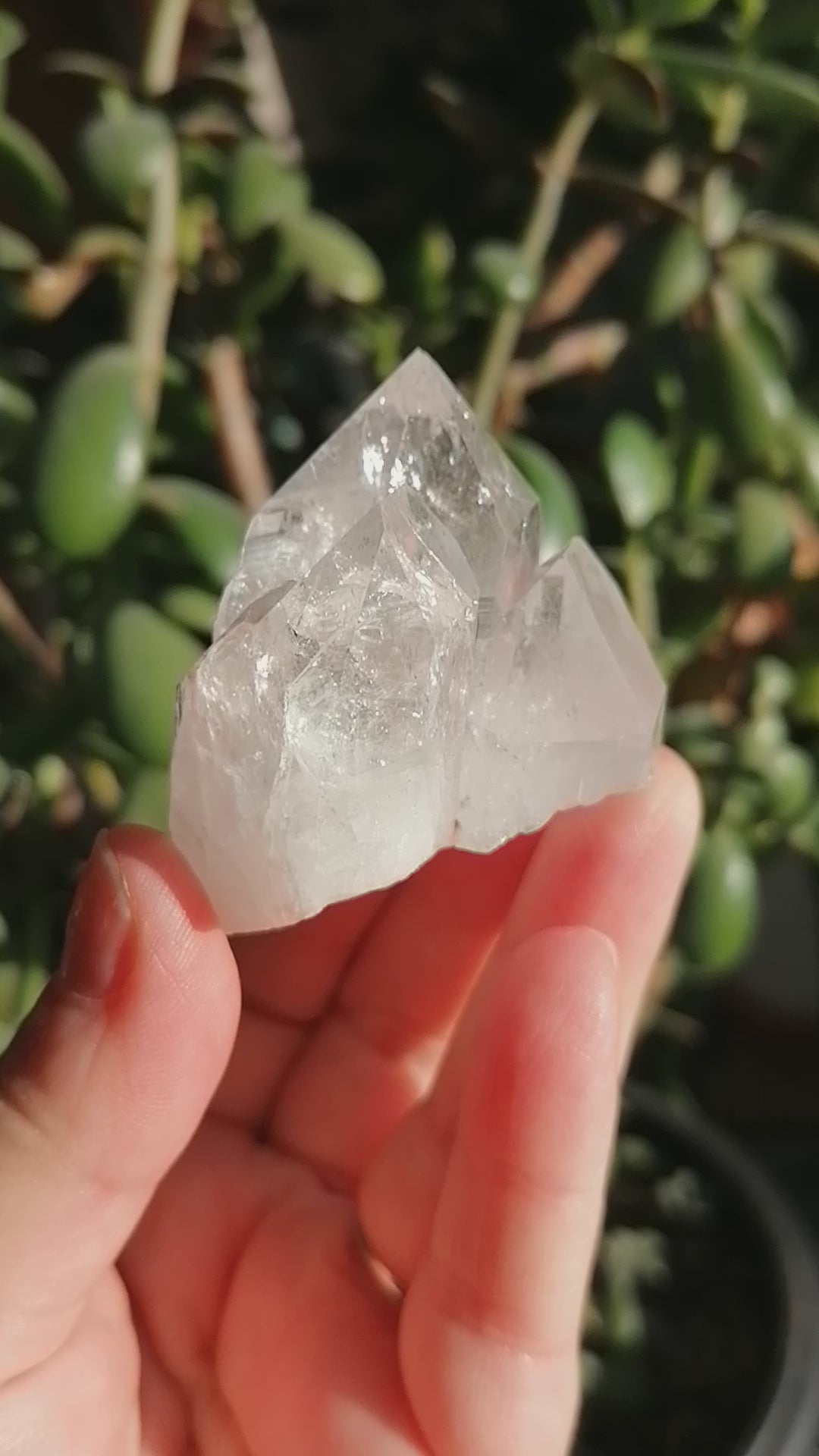 Rare high quality pink lemurian quartz from colombia