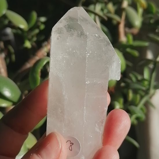 clear quartz point