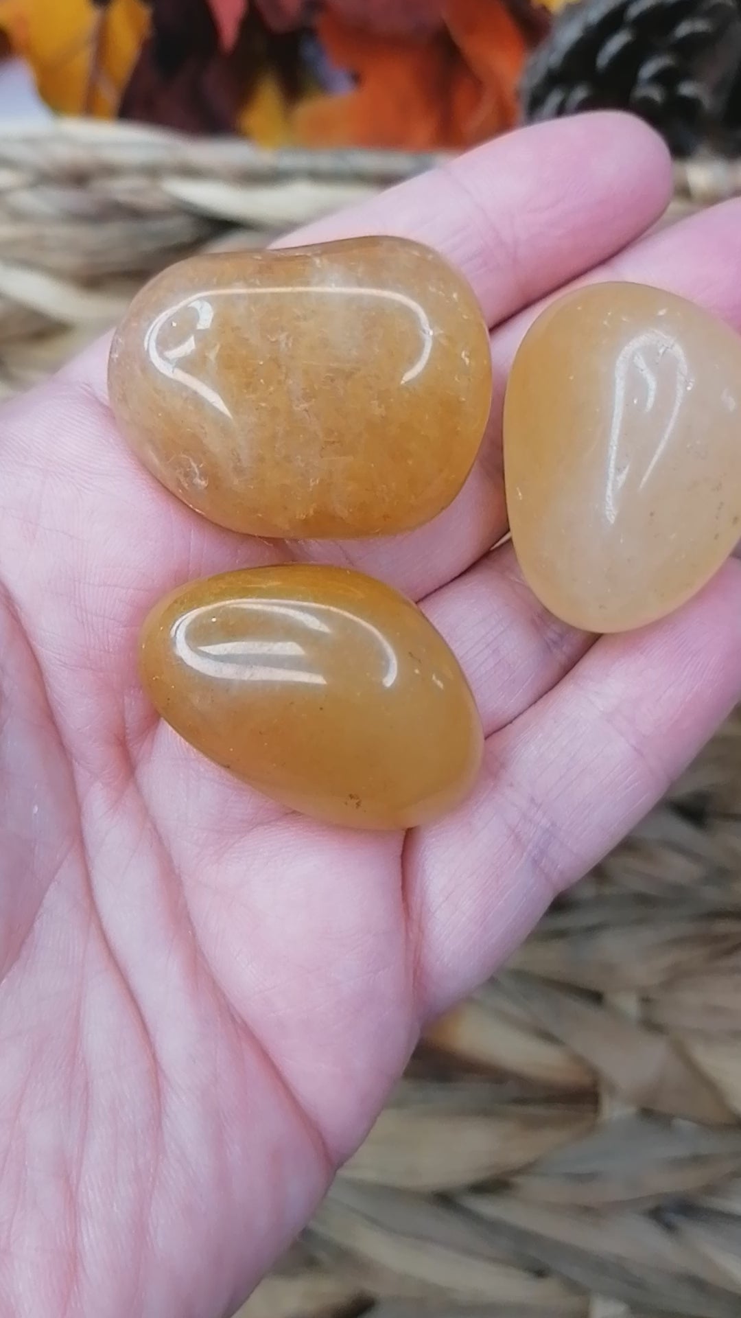 Golden Healer Quartz Tumbles