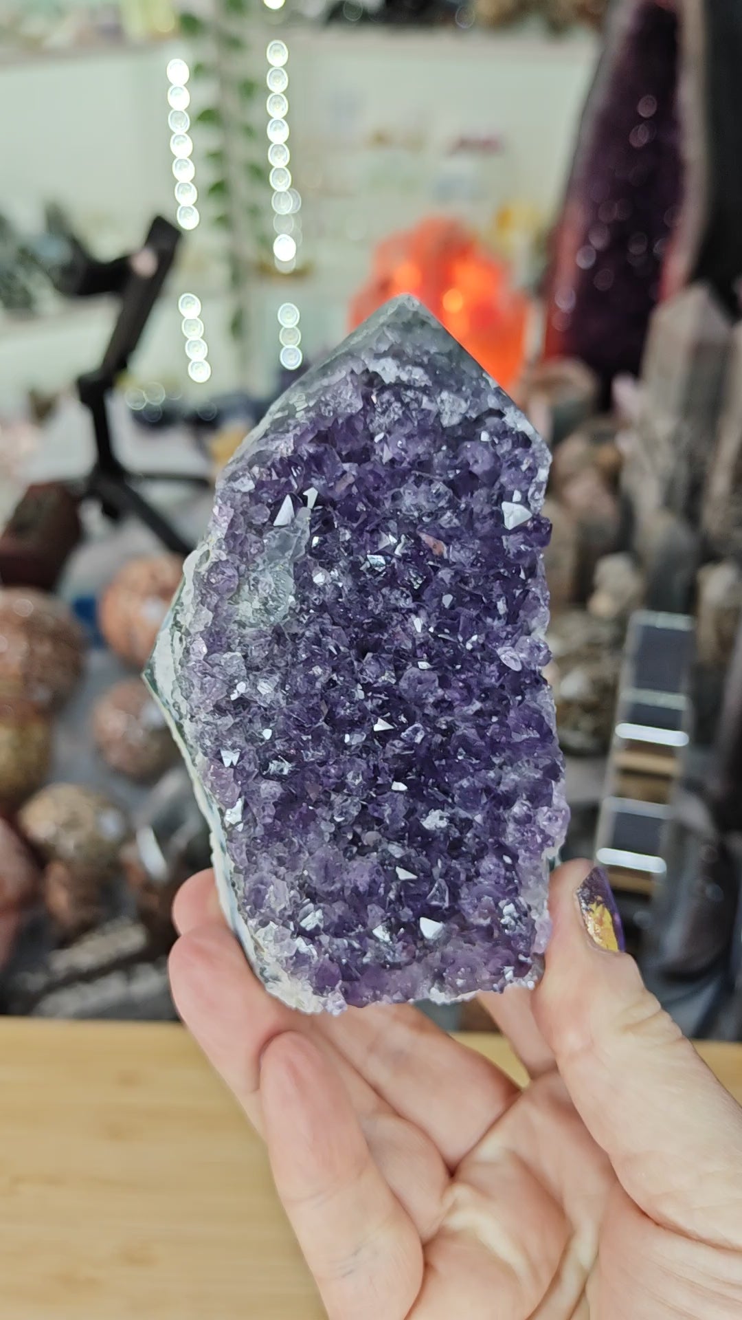 Druzy Amethyst Tower Option C