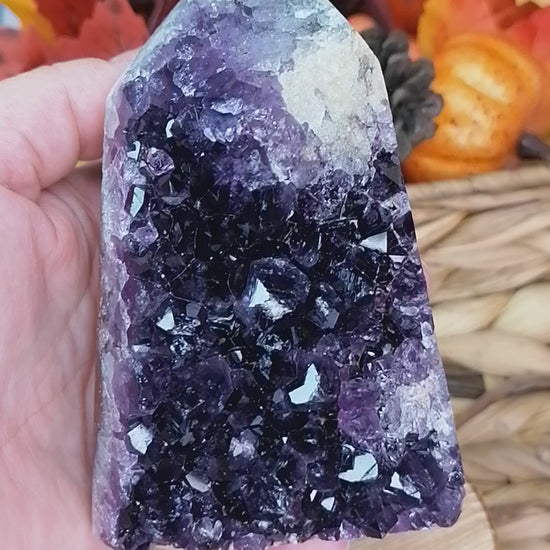 Amethyst Druzy Tower