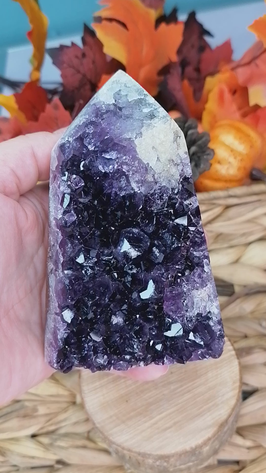 Amethyst Druzy Tower