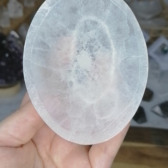 selenite crystal bowl