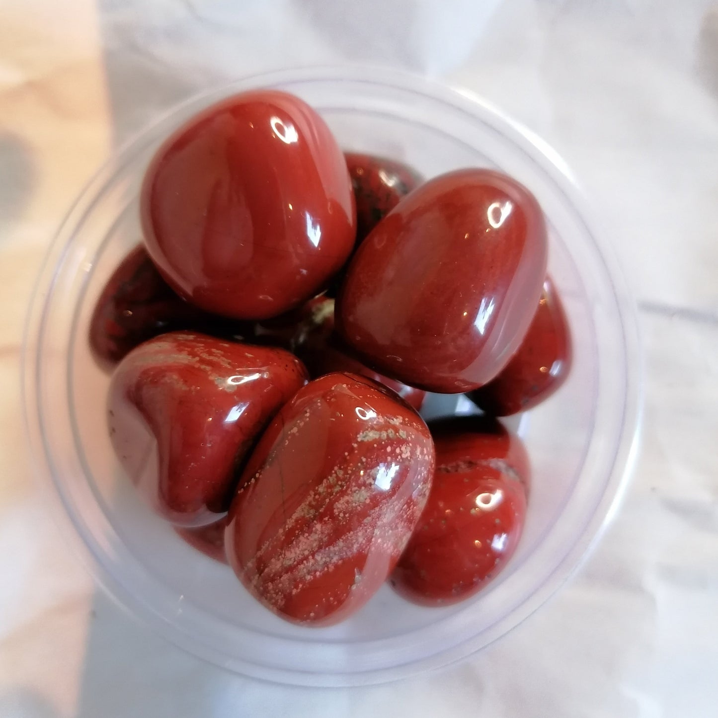 red jasper crystal tumblestones