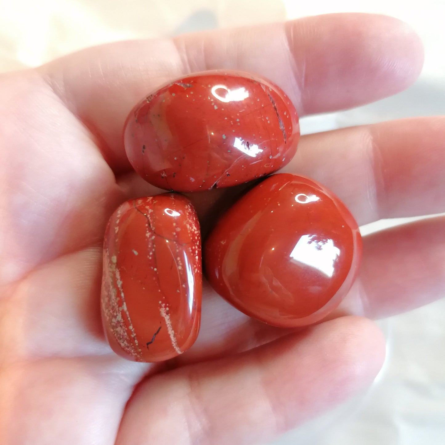 red jasper crystal tumblestones